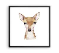 Poster 40x40cm Doe grafica bambini Stampe Immagini Quadri Moderni Murale