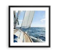 Poster 40x40cm mare crociera vela Stampe Immagini Quadri Moderni Murale
