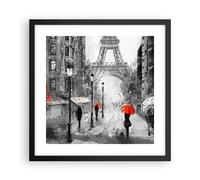 Poster 40x40cm Parigi città casa Stampe Immagini Quadri Moderni Murale