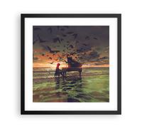 Poster 40x40cm piano musica Stampe Immagini Quadri Moderni Murale