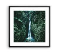Poster 40x40cm Tropici Cascate Giungla Stampe Immagini Quadri Moderni Murale
