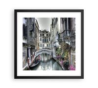 Poster 40x40cm Venezia ponte acqua Stampe Immagini Quadri Moderni Murale