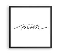 Poster 40x40cm Voglio bene alla tua mamma Stampe Immagini Quadri Moderni Murale