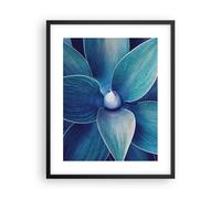Poster 40x50cm Agave blu fiore Stampe Immagini Quadri Moderni Murale