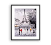 Poster 40x50cm Architettura Parigi Eiffle francia Stampe Immagini Quadri Murale
