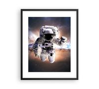 Poster 40x50cm Astronauta Terra spazio Stampe Immagini Quadri Moderni Murale