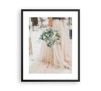 Poster 40x50cm Bouquet matrimonio vestito Stampe Immagini Quadri Moderni Murale