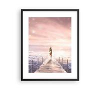 Poster 40x50cm Bridge Donna Le Stelle Stampe Immagini Quadri Moderni Murale
