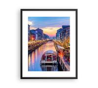 Poster 40x50cm Canale Grande Serata Stampe Immagini Quadri Moderni Murale