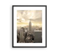 Poster 40x50cm Città Grattacieli Manhattan New York Stampe Quadri Murale