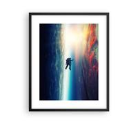 Poster 40x50cm Cosmo astronauta pianeta Stampe Immagini Quadri Moderni Murale