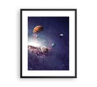 Poster 40x50cm Cosmo pianeti stelle Stampe Immagini Quadri Moderni Murale