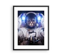 Poster 40x50cm cosmonauta cat Stampe Immagini Quadri Moderni Murale