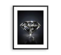 Poster 40x50cm Diamante Diamante Pietra Preziosa Stampe Immagini Quadri Murale