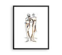 Poster 40x50cm Disegno Design Moda Stampe Immagini Quadri Moderni Murale