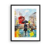 Poster 40x50cm Donna Immagine Olio Stampe Immagini Quadri Moderni Murale