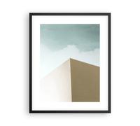 Poster 40x50cm Edifici Architettura Tridimensionale Stampe Quadri Murale