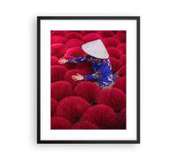 Poster 40x50cm Essiccazione incenso Vietnam Stampe Immagini Quadri Murale
