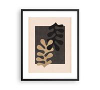 Poster 40x50cm Foglie Forma Figura Stampe Immagini Quadri Moderni Murale