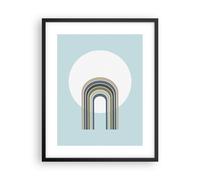 Poster 40x50cm Forme Ruota Linee Stampe Immagini Quadri Moderni Murale