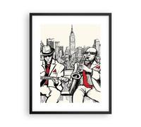 Poster 40x50cm jazz musica musicista Stampe Immagini Quadri Moderni Murale