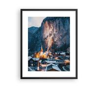 Poster 40x50cm Lauterbrunnen Svizzera Valle Stampe Immagini Quadri Murale