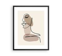 Poster 40x50cm Linea Arte Boho Stampe Immagini Quadri Moderni Murale