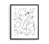 Poster 40x50cm Linea niente modello Stampe Immagini Quadri Moderni Murale