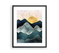 Poster 40x50cm Oriente Il Sole La Geometria Stampe Immagini Quadri Murale