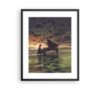Poster 40x50cm piano musica Stampe Immagini Quadri Moderni Murale