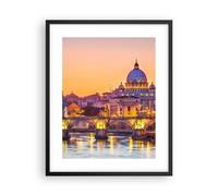 Poster 40x50cm Roma italia basilica storia Stampe Immagini Quadri Moderni Murale