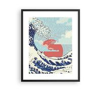 Poster 40x50cm Rosso moderno forse Stampe Immagini Quadri Moderni Murale
