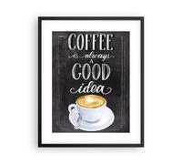 Poster 40x50cm Scrivere Caffè Caffè Stampe Immagini Quadri Moderni Murale