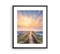 Poster 40x50cm Sentiero Montagna Azzorre Stampe Immagini Quadri Moderni Murale