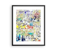 Poster 40x50cm Strada graffiti parete murale Stampe Immagini Quadri Murale