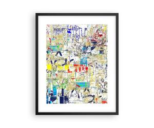 Poster 40x50cm Strada graffiti parete murale Stampe Immagini Quadri Murale