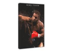 Poster 47 di Mike Tyson, stampa artistica da parete su tela, per soggiorno, camera da letto, decorazione con cornice, stile cornice, 20 x 30 cm