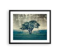 Poster 50x40cm albero natura campo Stampe Immagini Quadri Moderni Murale