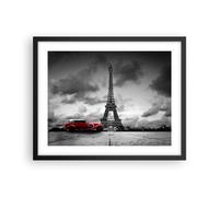 Poster 50x40cm Automobile Eiffle Parigi città Stampe Immagini Quadri Moderni