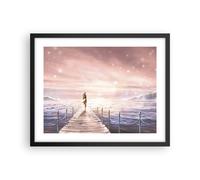 Poster 50x40cm Bridge Donna Le Stelle Stampe Immagini Quadri Moderni Murale