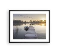 Poster 50x40cm Bridge Ovest Il Sole Stampe Immagini Quadri Moderni Murale