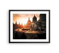 Poster 50x40cm Buddha fede Asia Stampe Immagini Quadri Moderni Murale