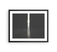 Poster 50x40cm Cancello Uomo Luce Stampe Immagini Quadri Moderni Murale