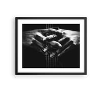Poster 50x40cm Chitarra musicista musica Stampe Immagini Quadri Moderni Murale