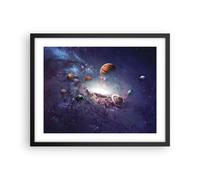 Poster 50x40cm Cosmo pianeti stelle Stampe Immagini Quadri Moderni Murale