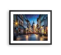 Poster 50x40cm Cracovia Chiesa Mariacki Stampe Immagini Quadri Moderni Murale