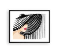 Poster 50x40cm donna stile moda Stampe Immagini Quadri Moderni Murale