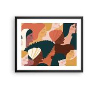 Poster 50x40cm Donne multiculturalismo moderno Stampe Immagini Quadri Moderni