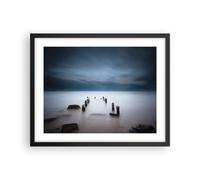 Poster 50x40cm Frangiflutti Nebbia Notte Stampe Immagini Quadri Moderni Murale