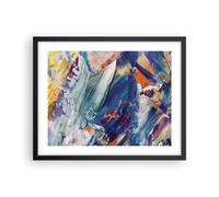 Poster 50x40cm I colori la pittura l'astrazione Stampe Immagini Quadri Moderni